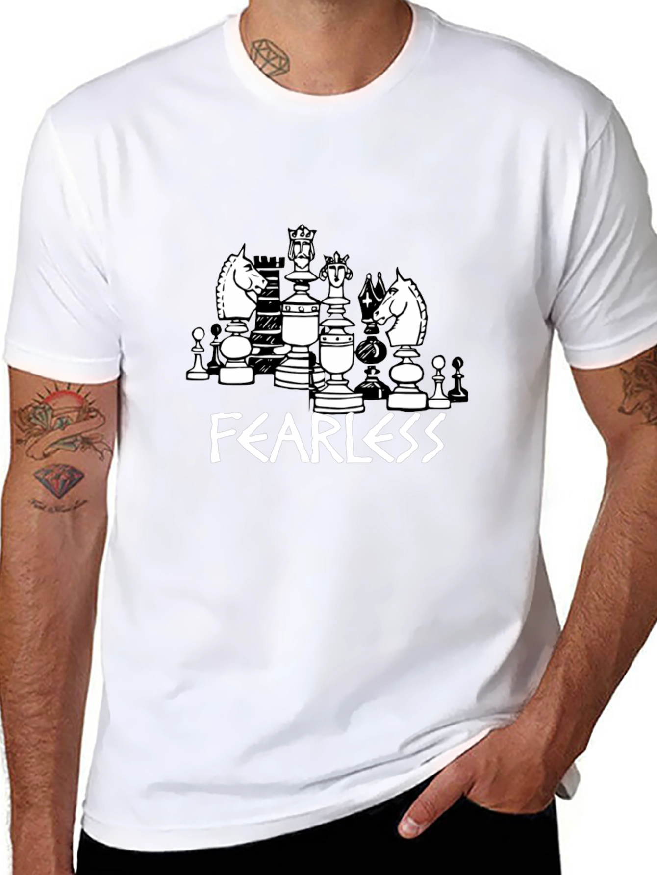 Fearless Chess T-Shirt - Stylish & Bold Design