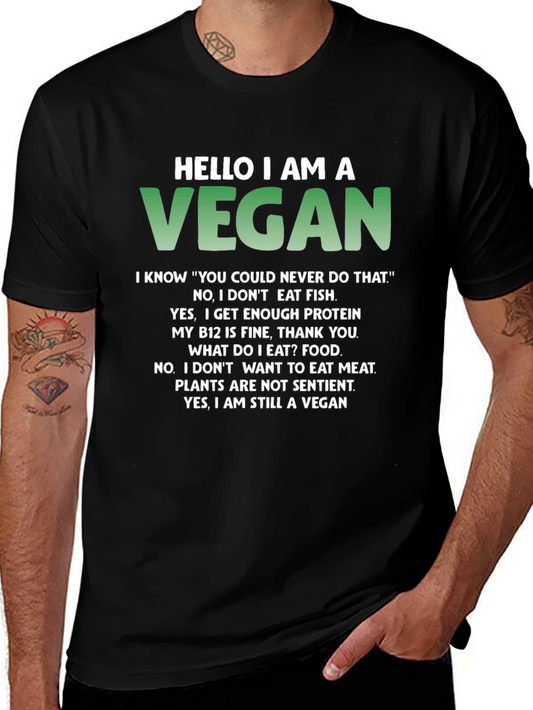 Funny Vegan T-Shirt - Conversation Starter