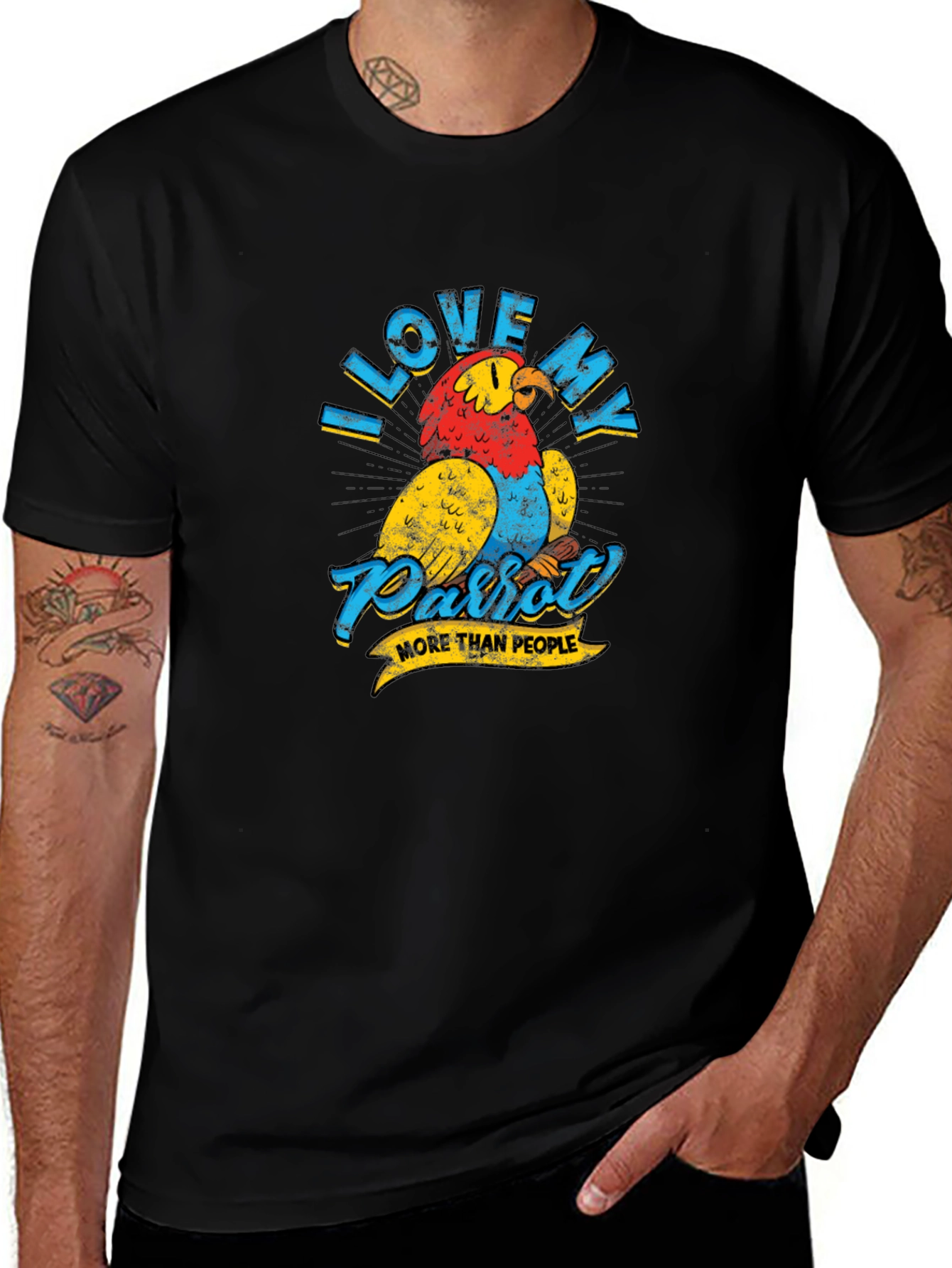 I Love My Parrot T-Shirt