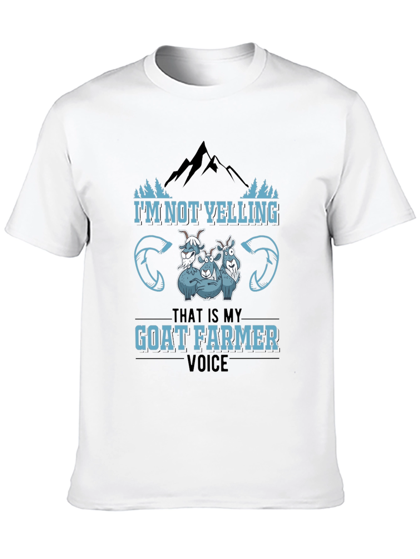 Goat Farmer Voice Black T-Shirt
