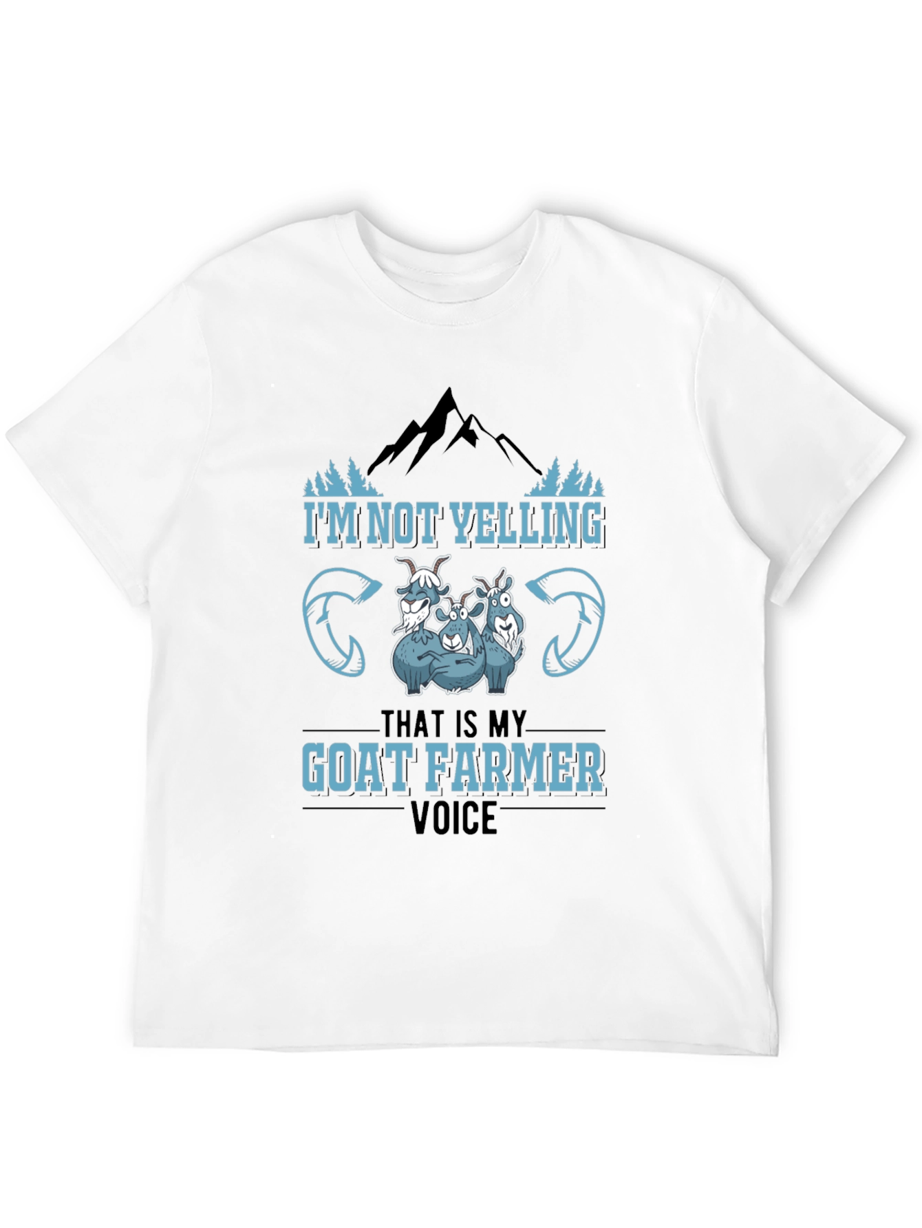 Goat Farmer Voice Black T-Shirt