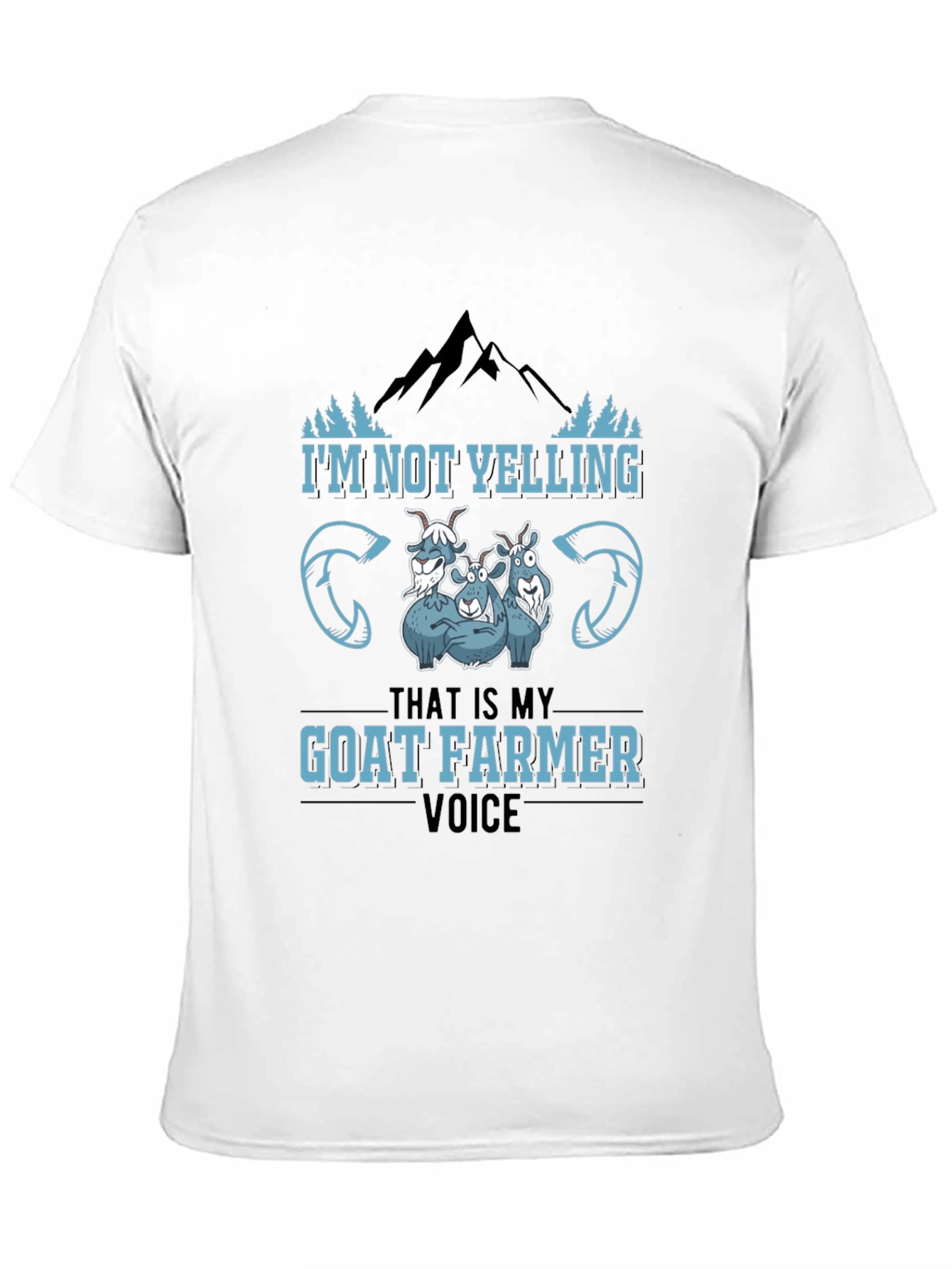 Goat Farmer Voice Black T-Shirt