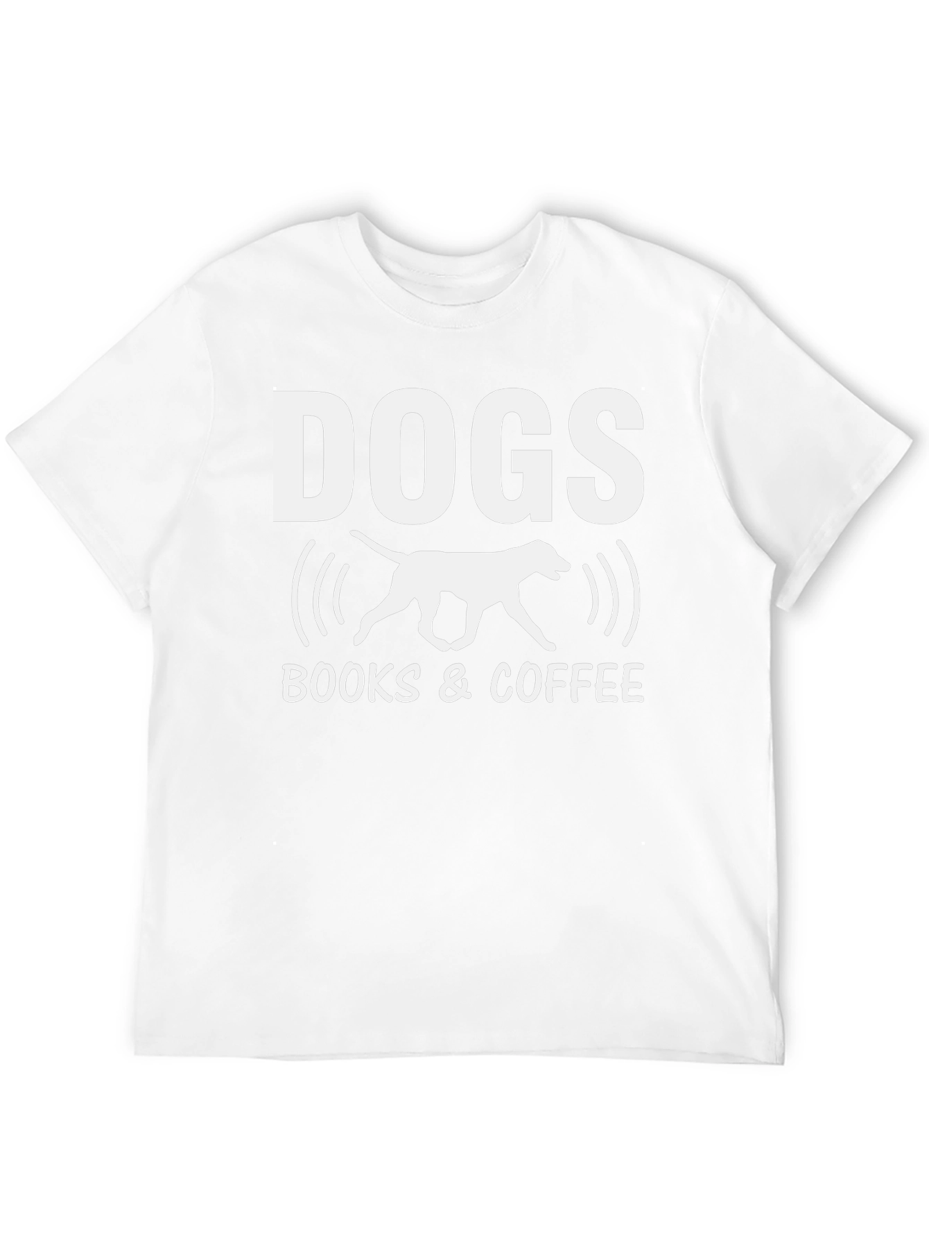 Dogs Books & Coffee Graphic Tee