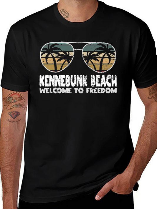 Kennebunk Beach Sunglasses T-Shirt