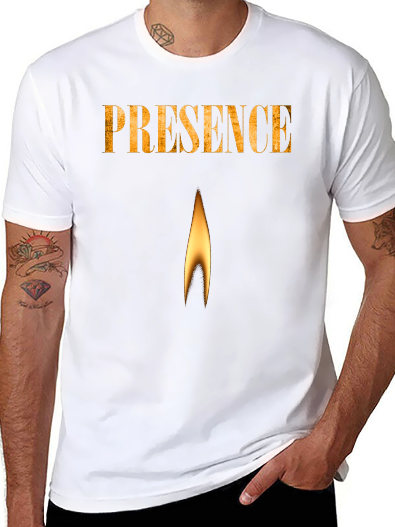Presence Graphic T-Shirt - Black