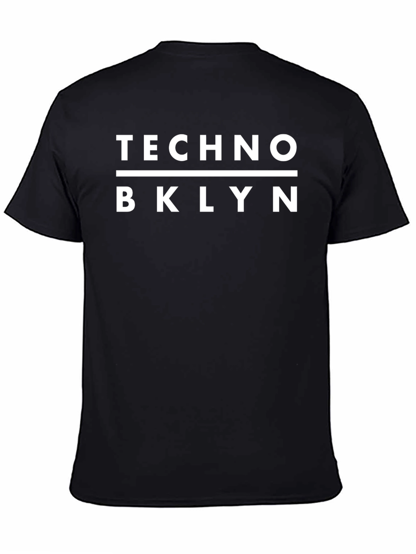 Techno BKLYN Black T-Shirt - Urban Style
