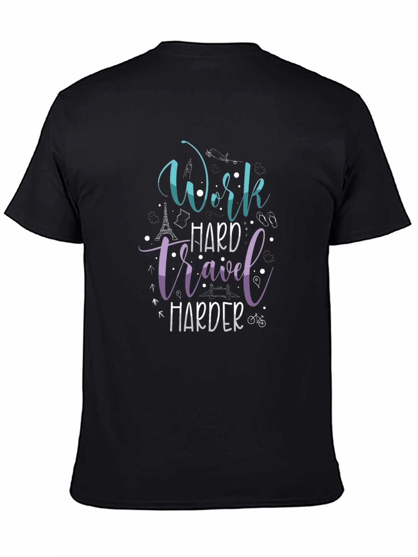 Work Hard Travel Harder Graphic Tee
