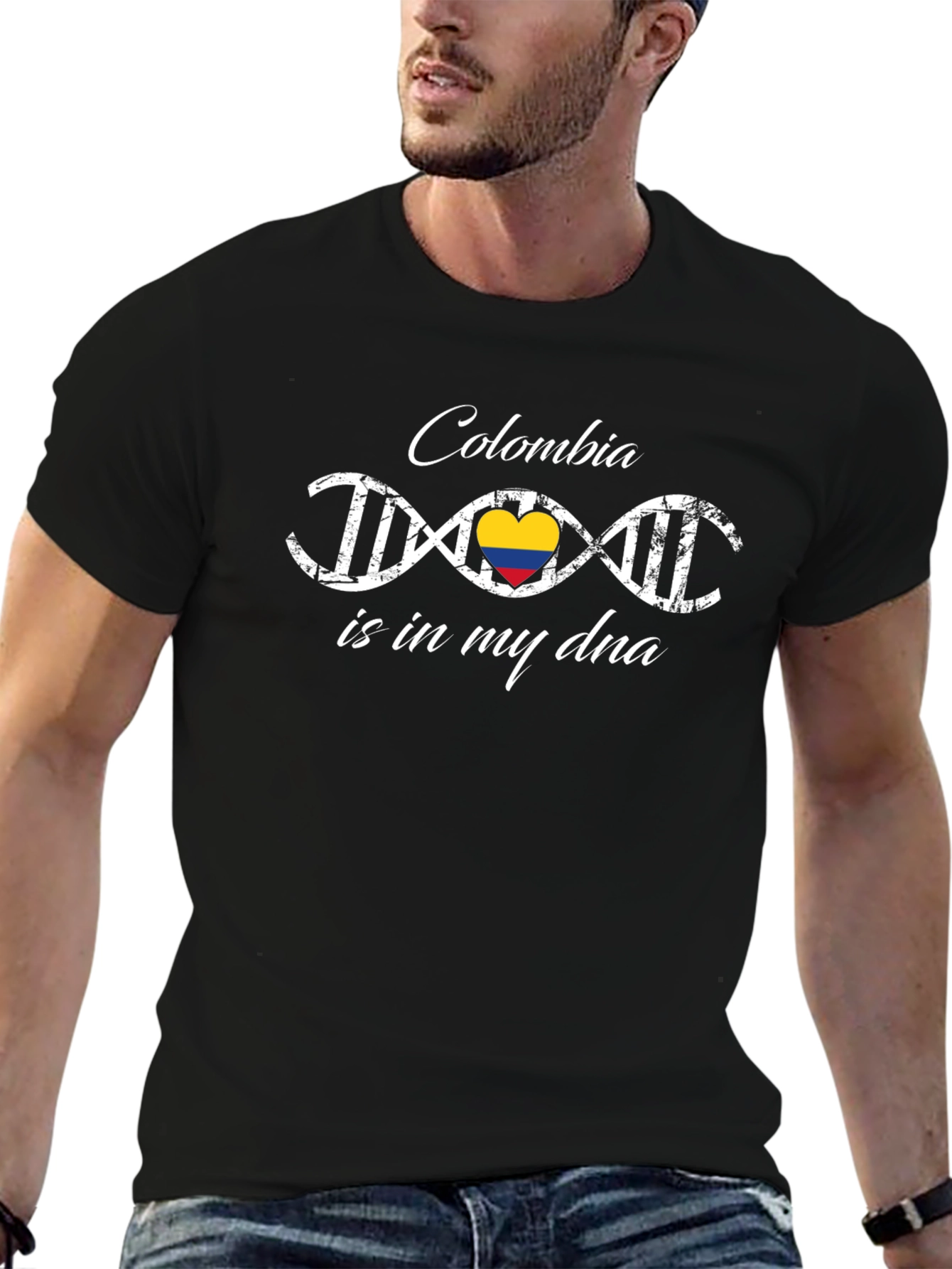 Colombia DNA Heart T-Shirt