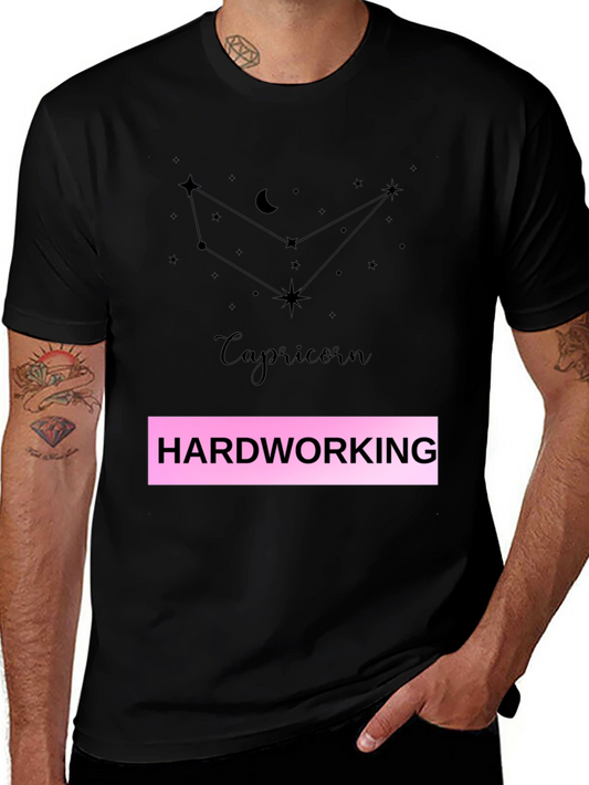 Capricorn Hardworking Zodiac Graphic Tee