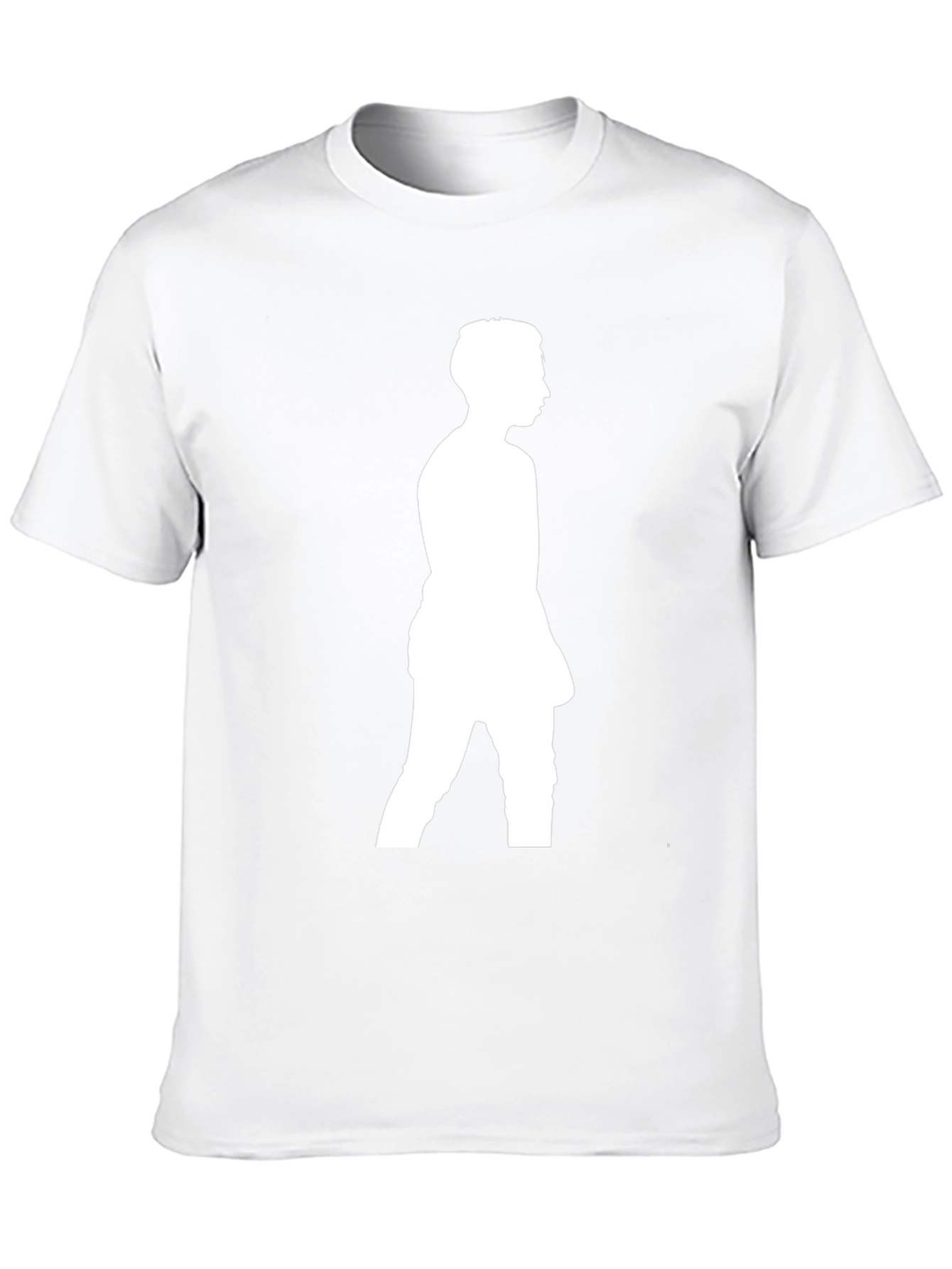 Silhouette Graphic Tee - Black Casual Comfort