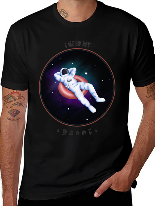 I Need My Space T-Shirt - Astronaut on Float Graphic Tee