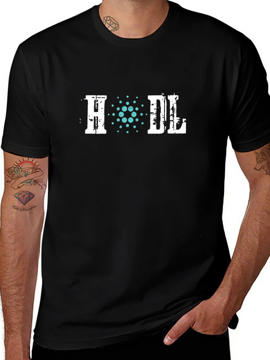 HODL Crypto T-Shirt - Cardano ADA Design