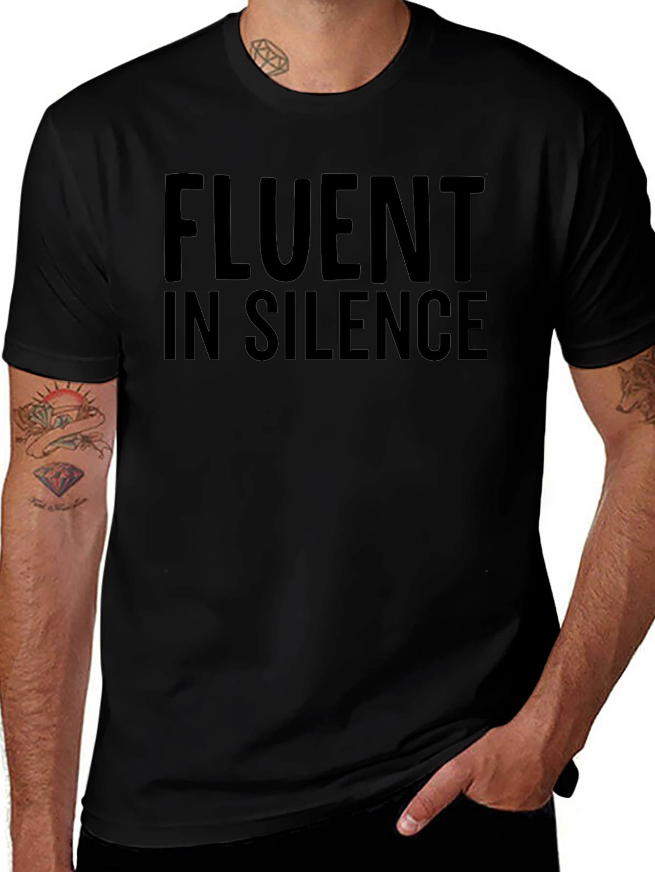 Fluent in Silence Graphic T-Shirt