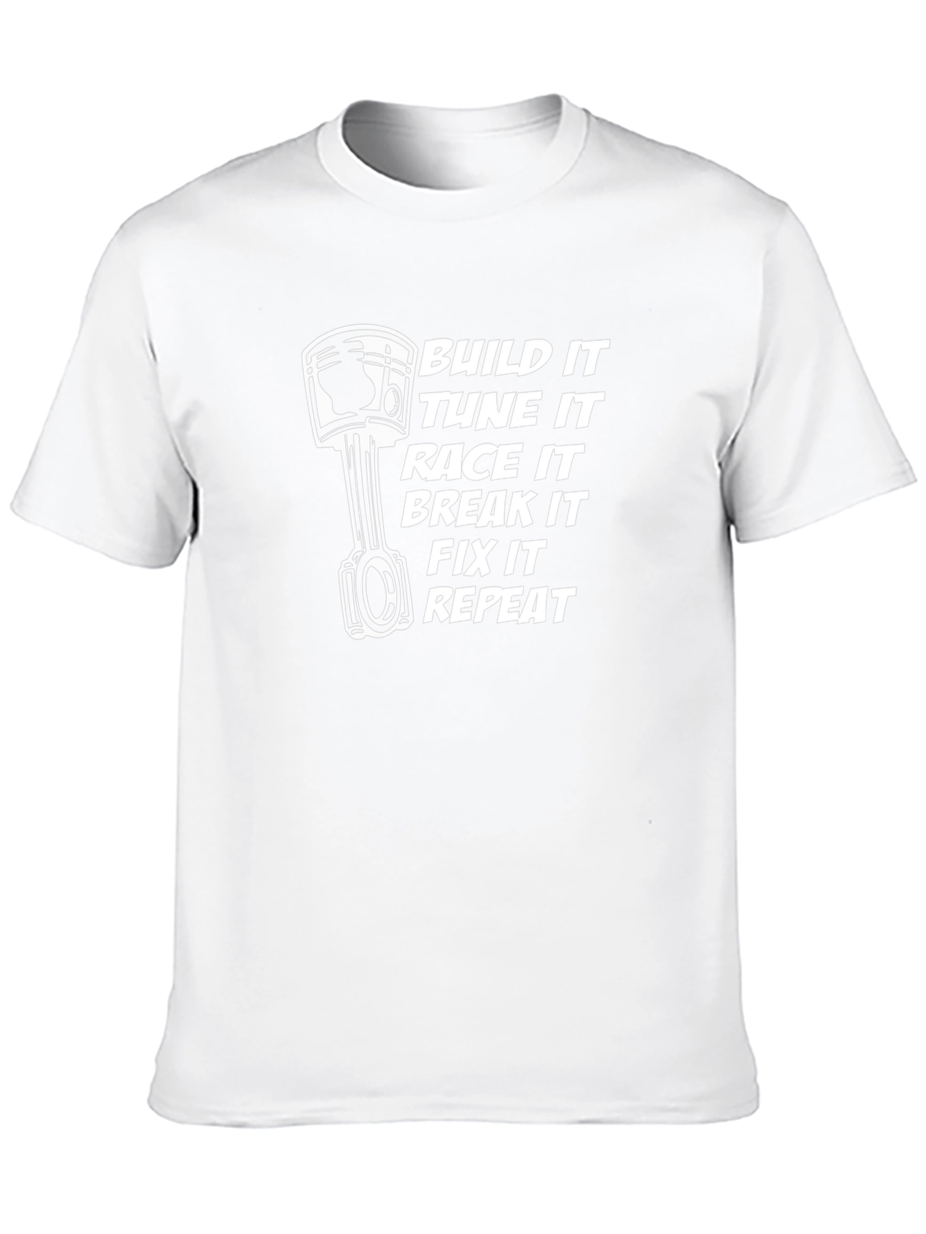 Build It Race It T-Shirt | Mechanic Gift