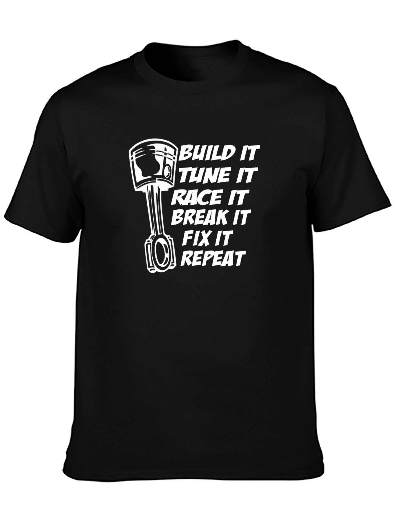 Build It Race It T-Shirt | Mechanic Gift