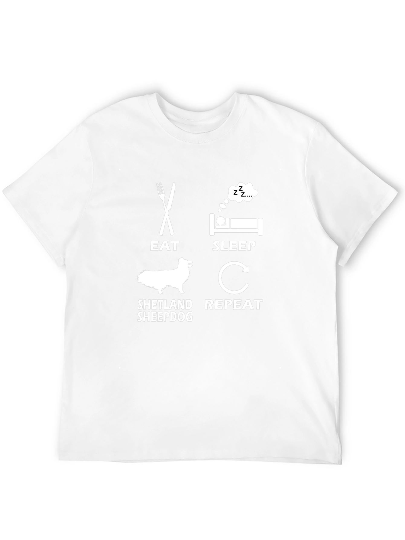 Eat Sleep Shetland Sheepdog Repeat T-Shirt