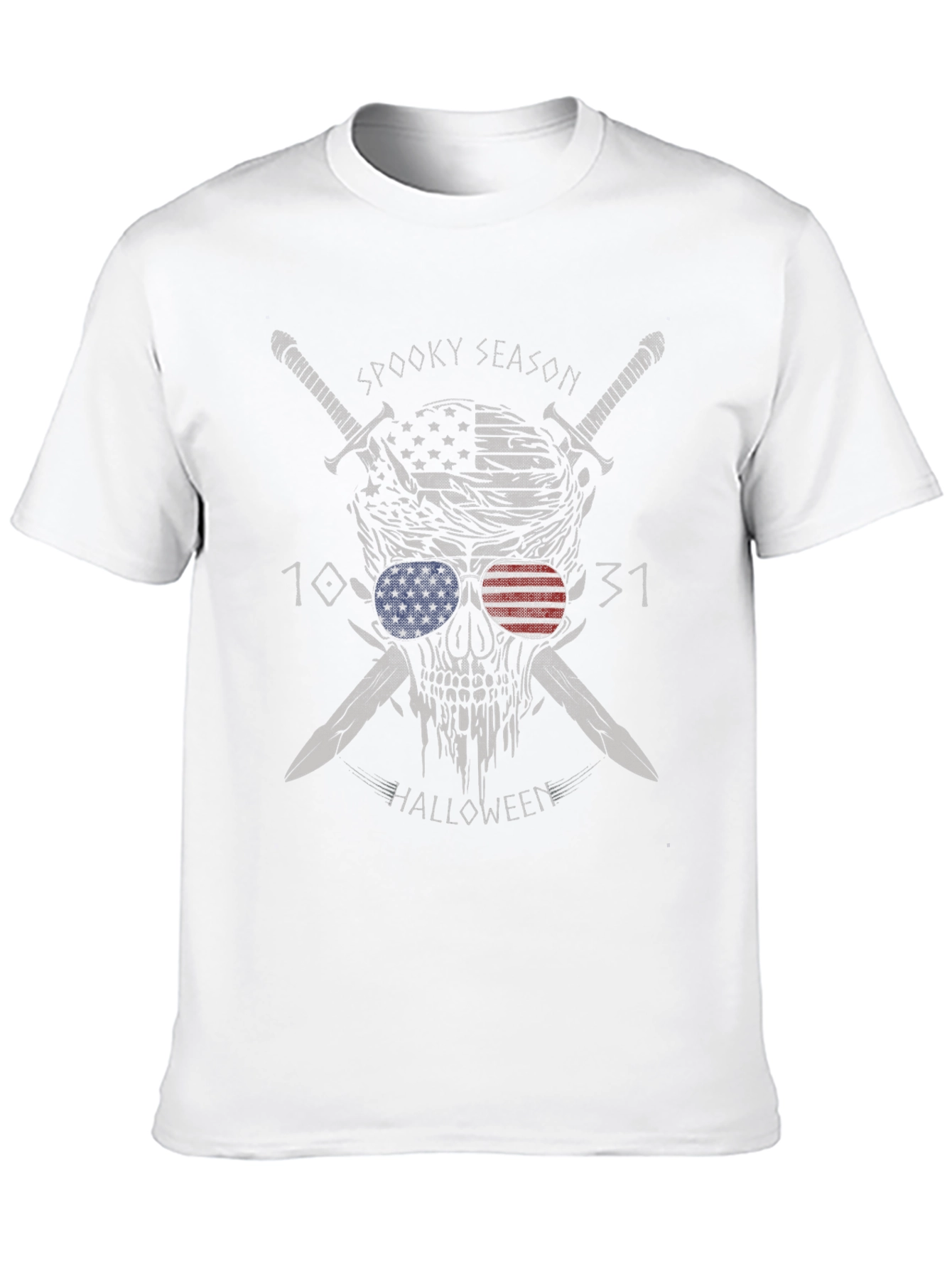 Spooky Season Halloween Skull Graphic Tee