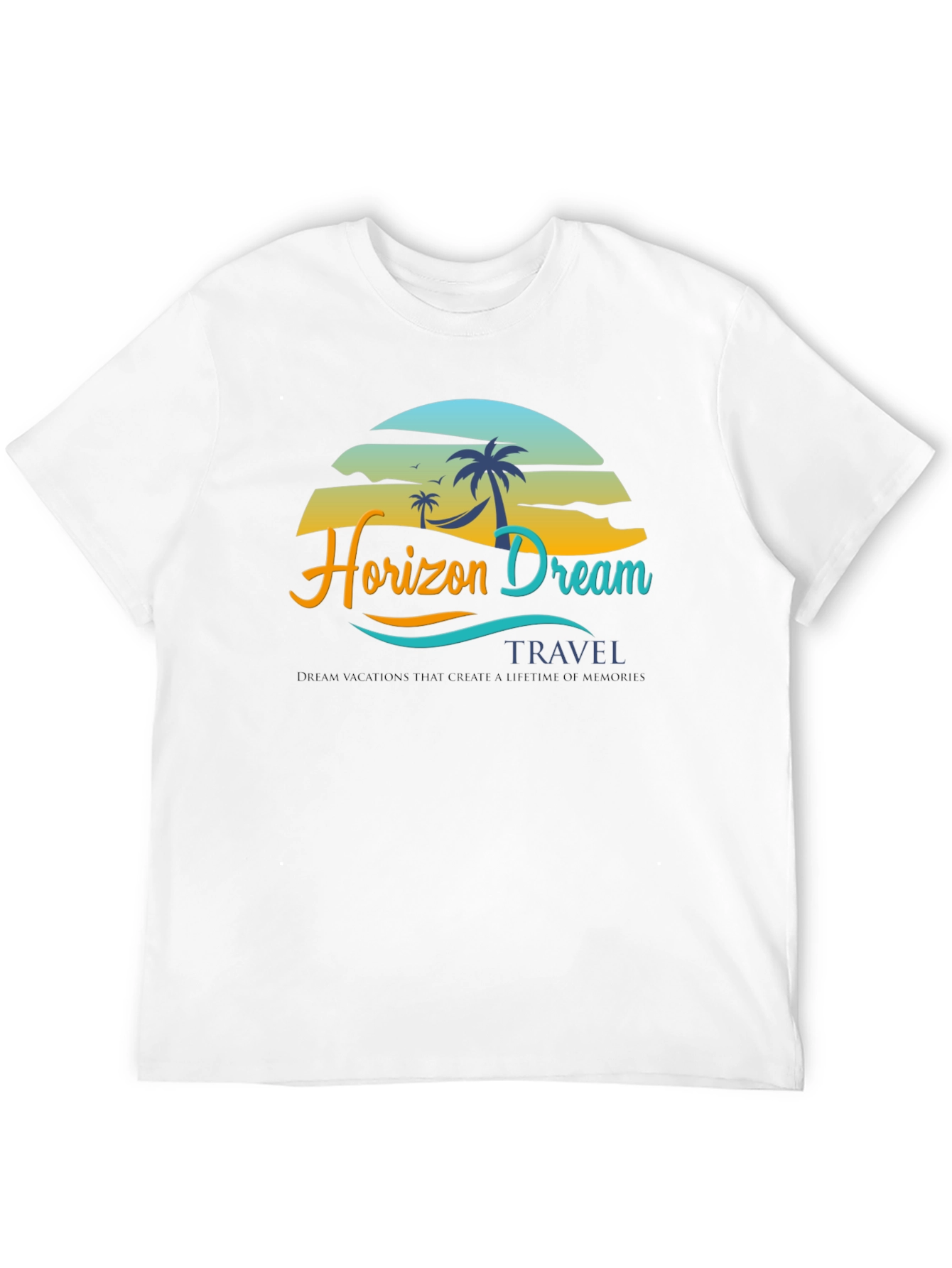Horizon Dream Travel Black T-Shirt