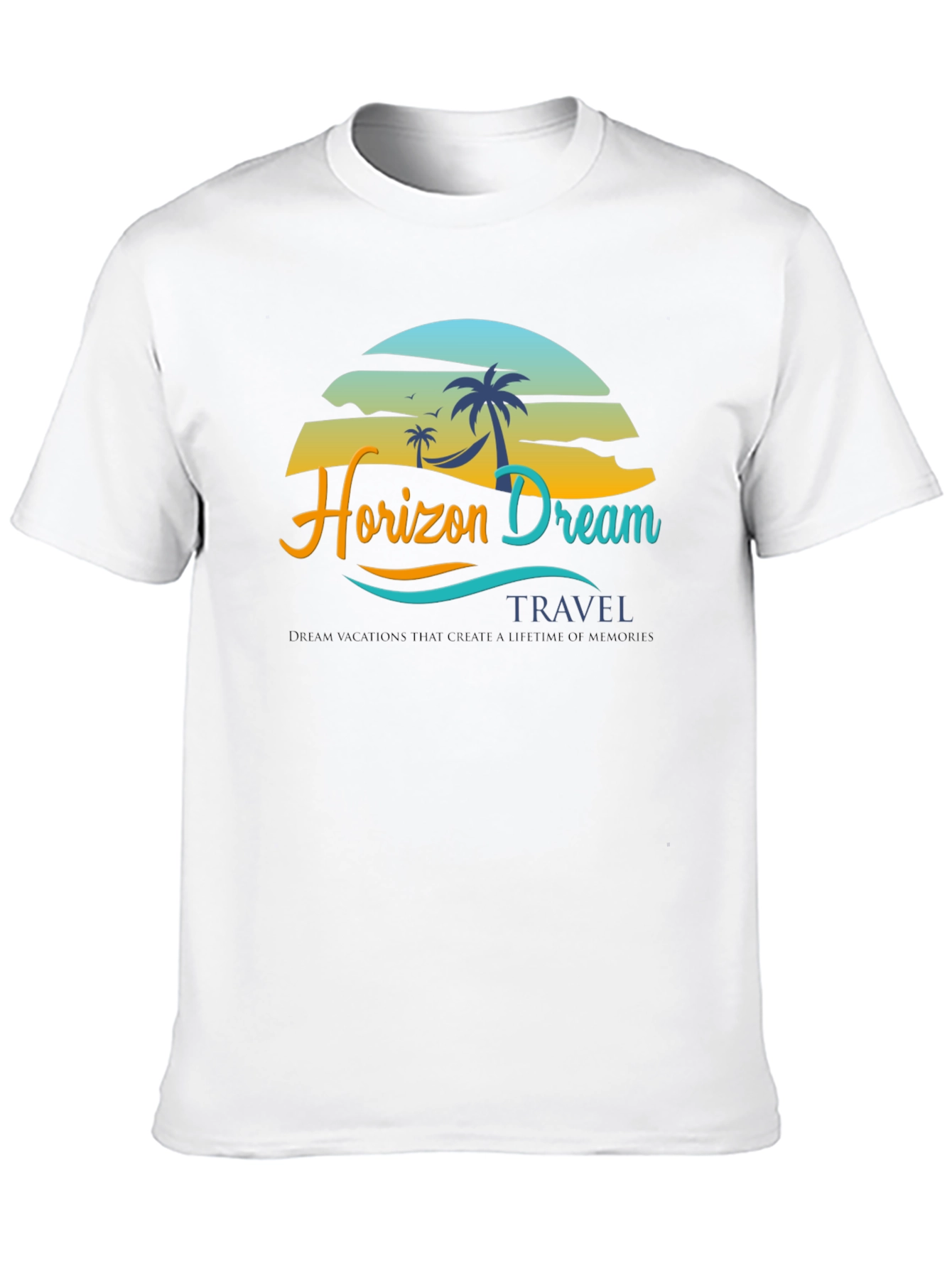 Horizon Dream Travel Black T-Shirt