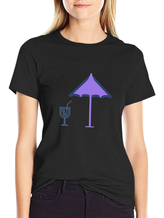 Beach Vibes Graphic Tee - Relaxed Fit Cotton T-Shirt