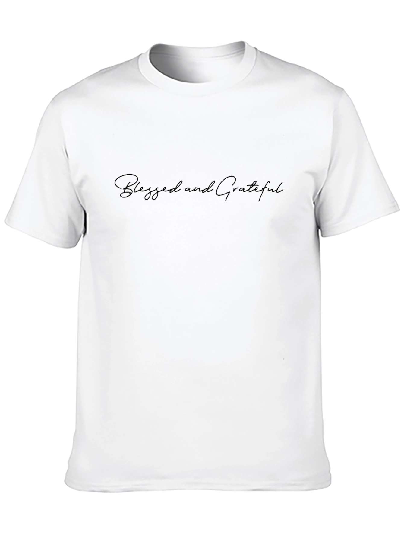 Blessed and Grateful Black T-Shirt