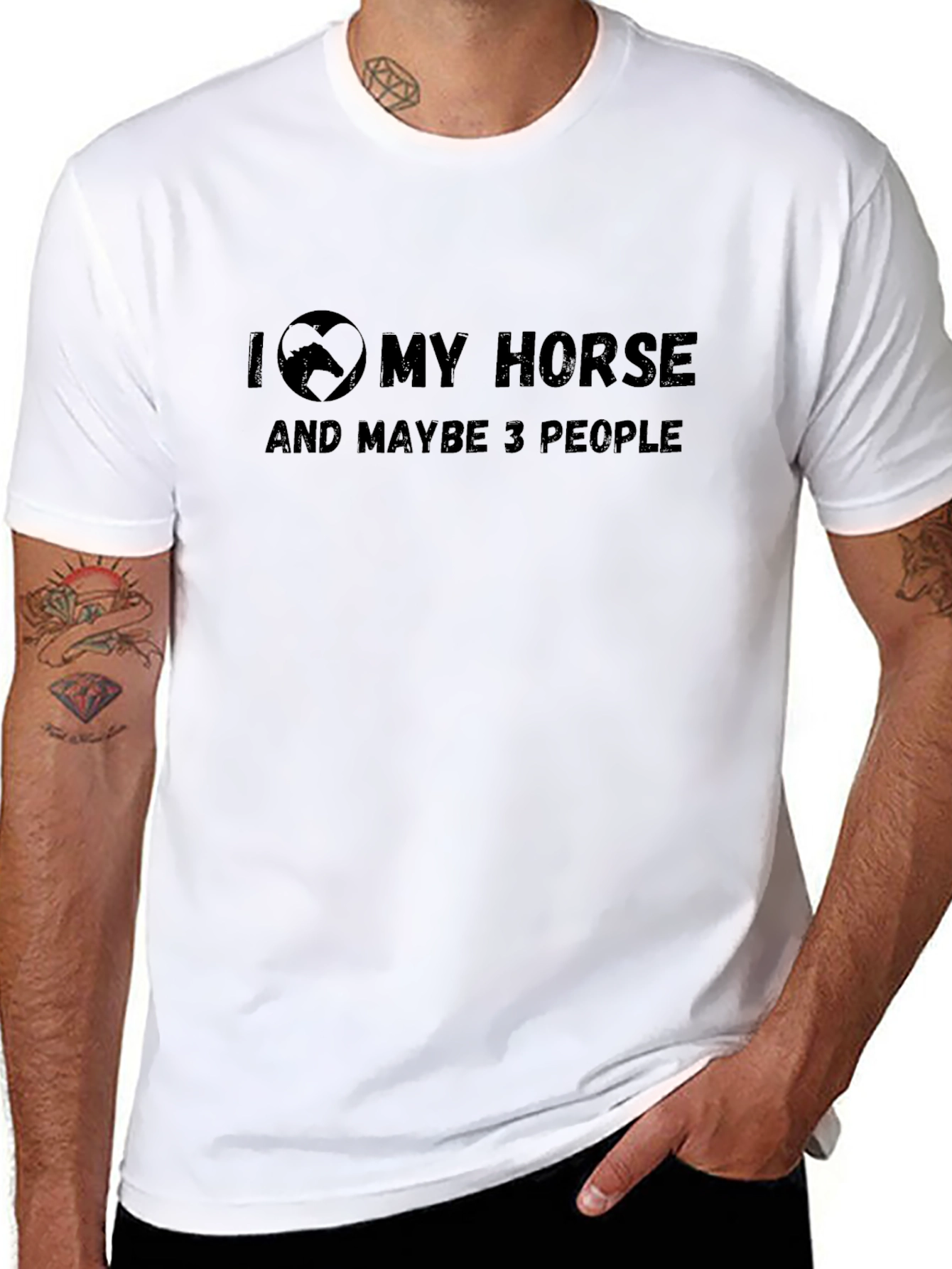 I Love My Horse Graphic T-Shirt