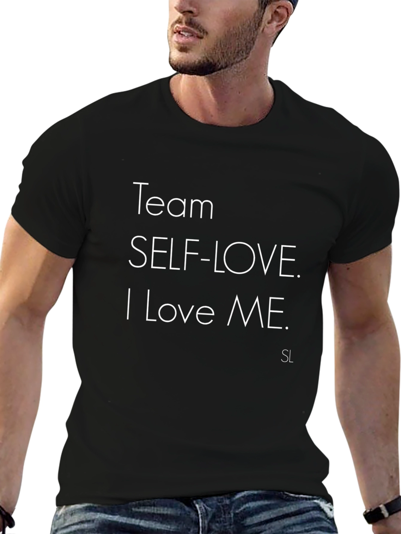 Team Self-Love T-Shirt - Black Statement Tee