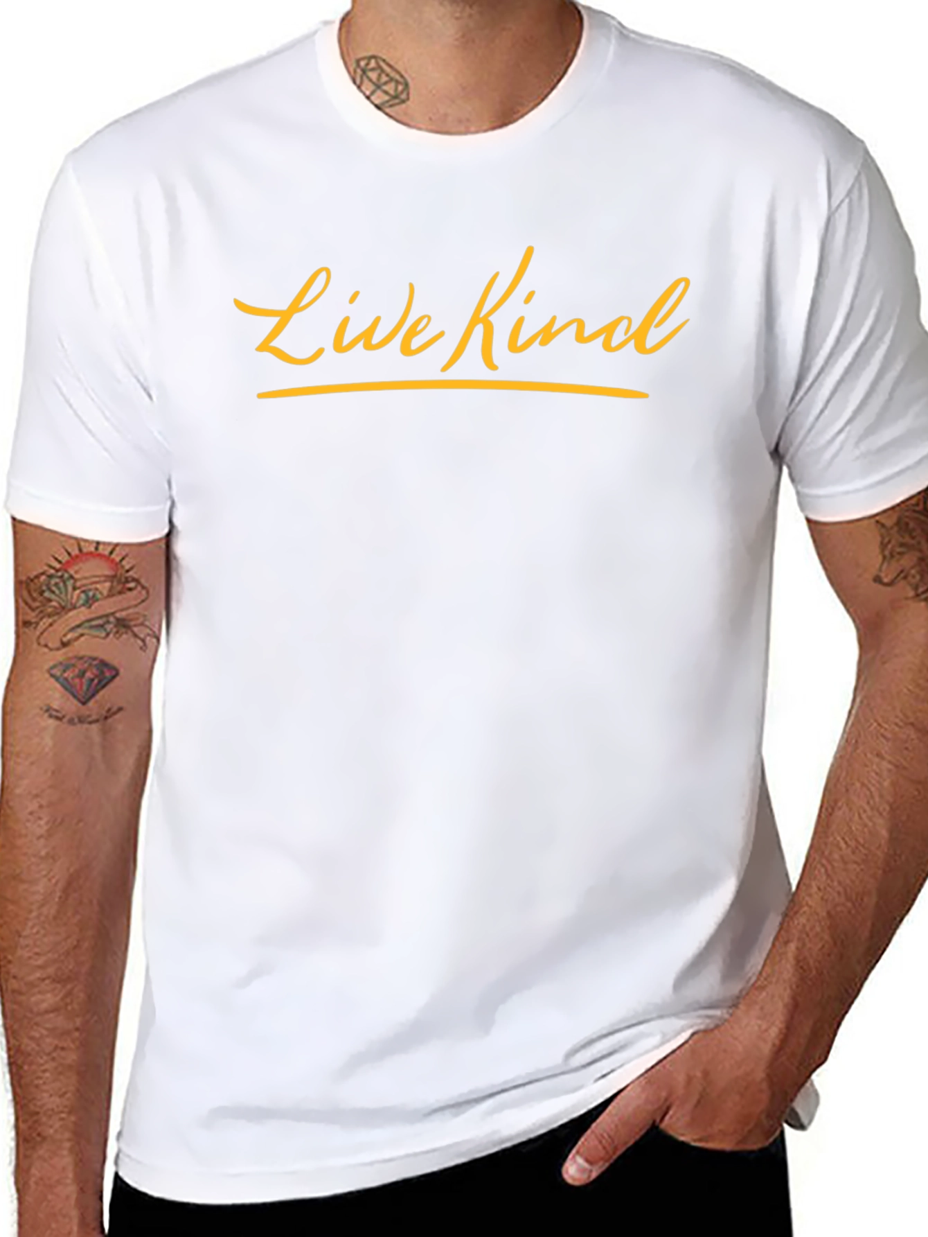 Live Kind Graphic T-Shirt - Soft Cotton Blend Tee