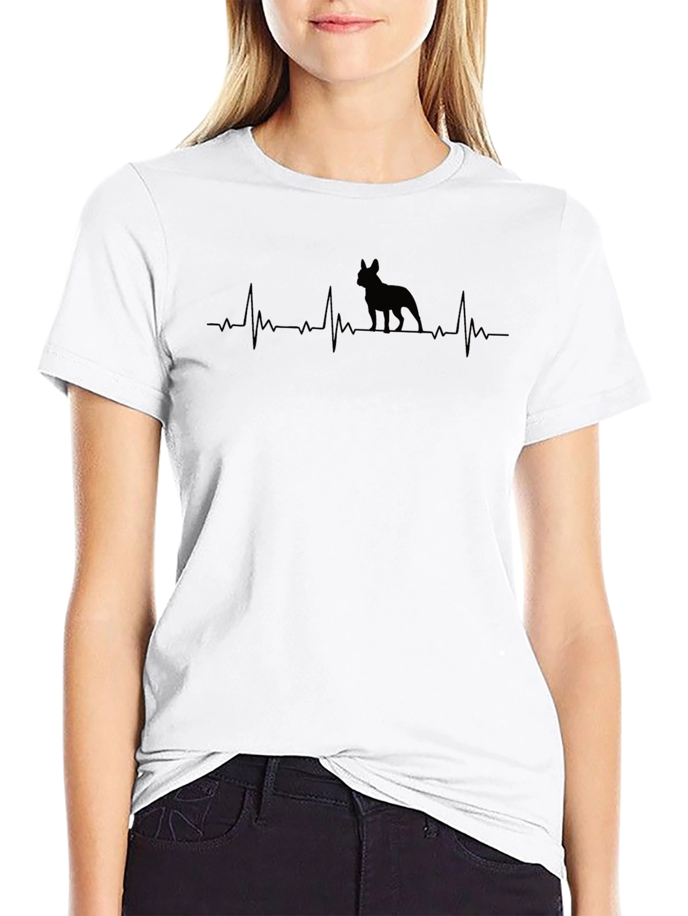 Dog Heartbeat T-Shirt -  Trendy Casual Wear