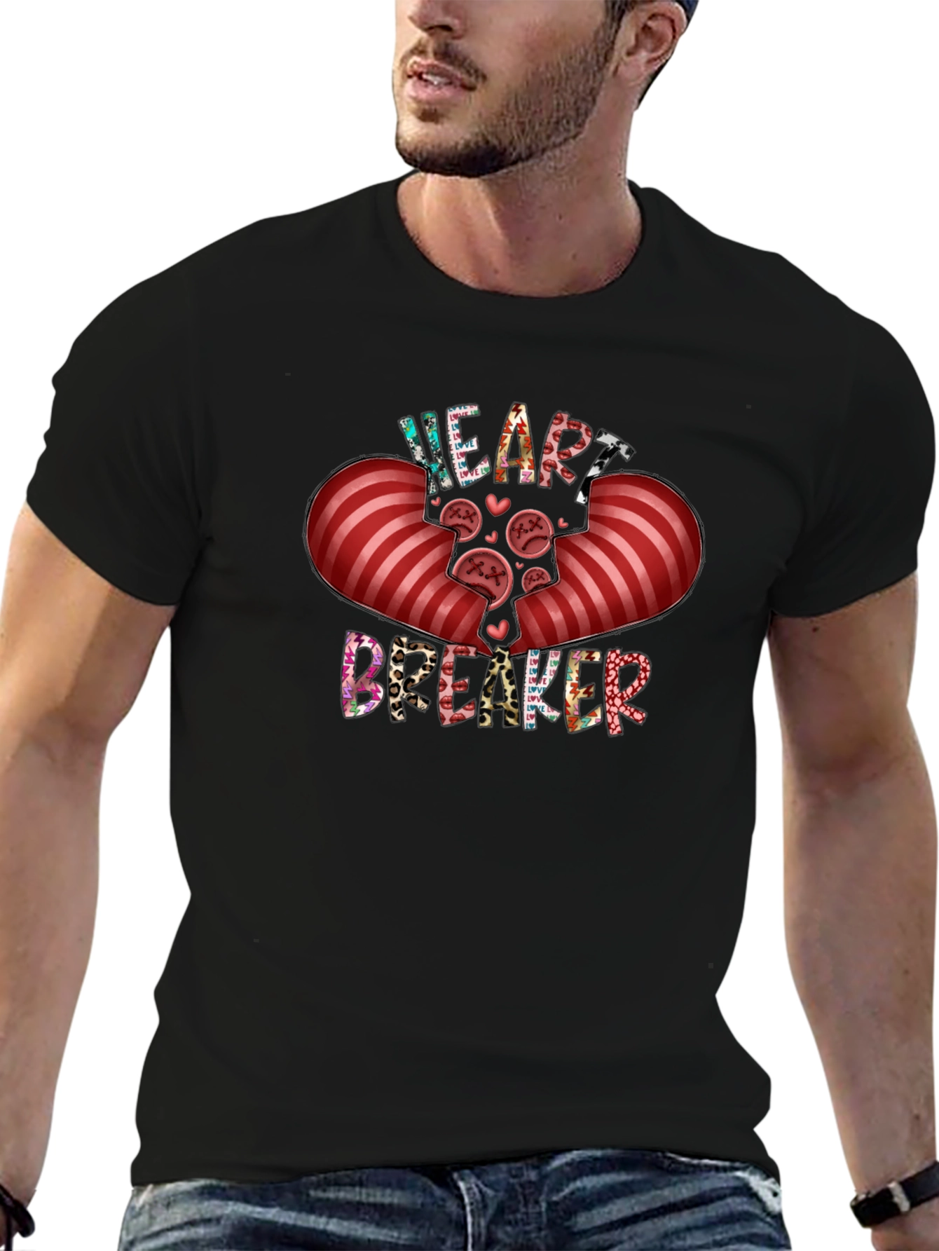 Heart Breaker Graphic Tee - Valentines Day