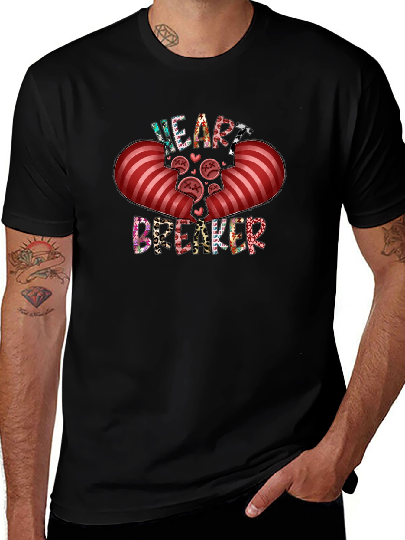 Heart Breaker Graphic Tee - Valentines Day