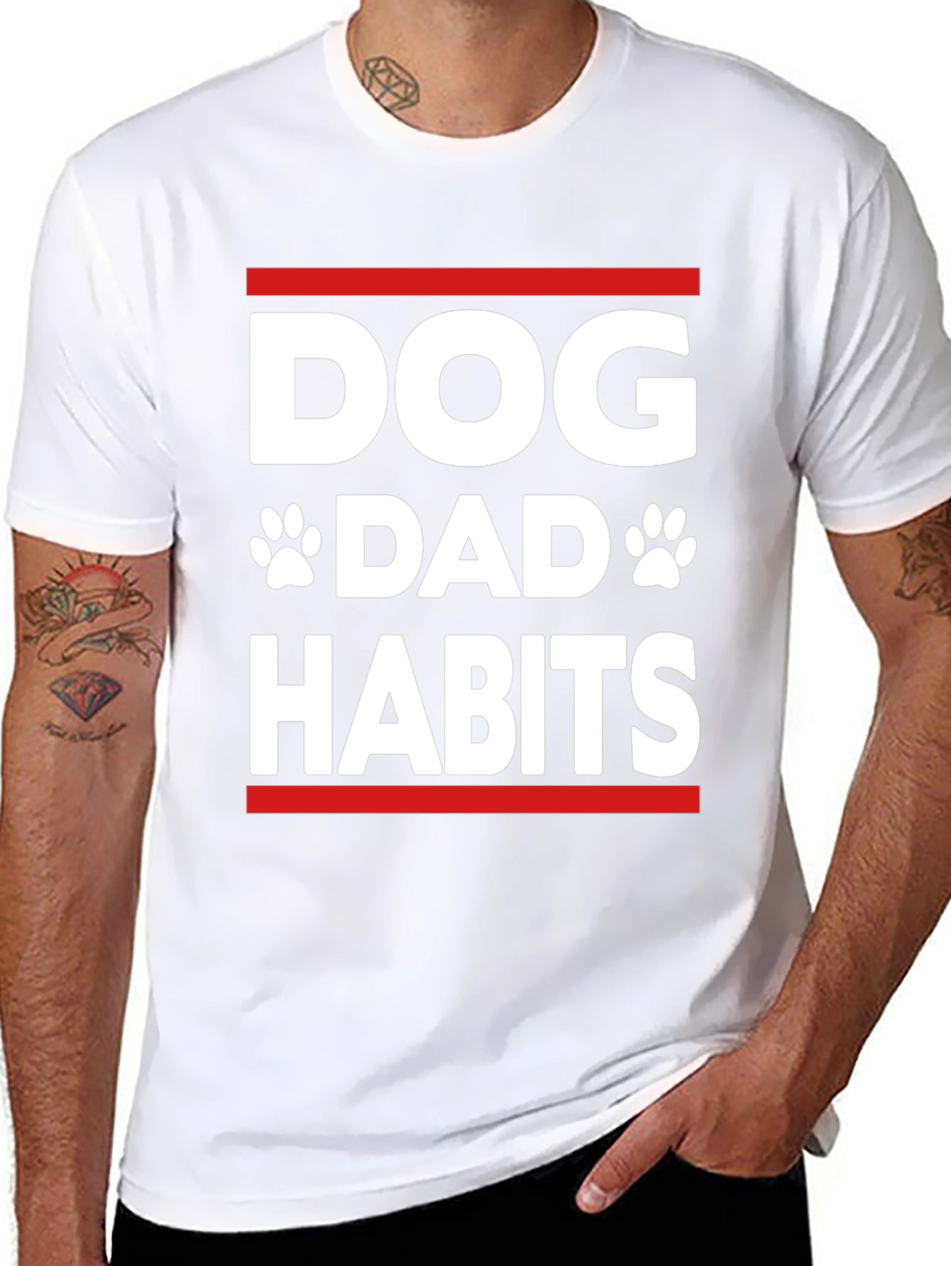 Dog Dad Habits T-Shirt
