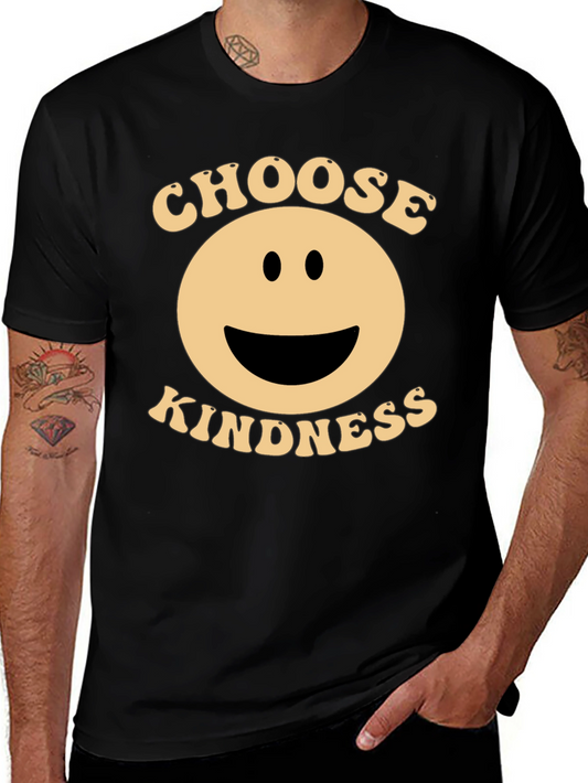 Choose Kindness Black Graphic T-Shirt