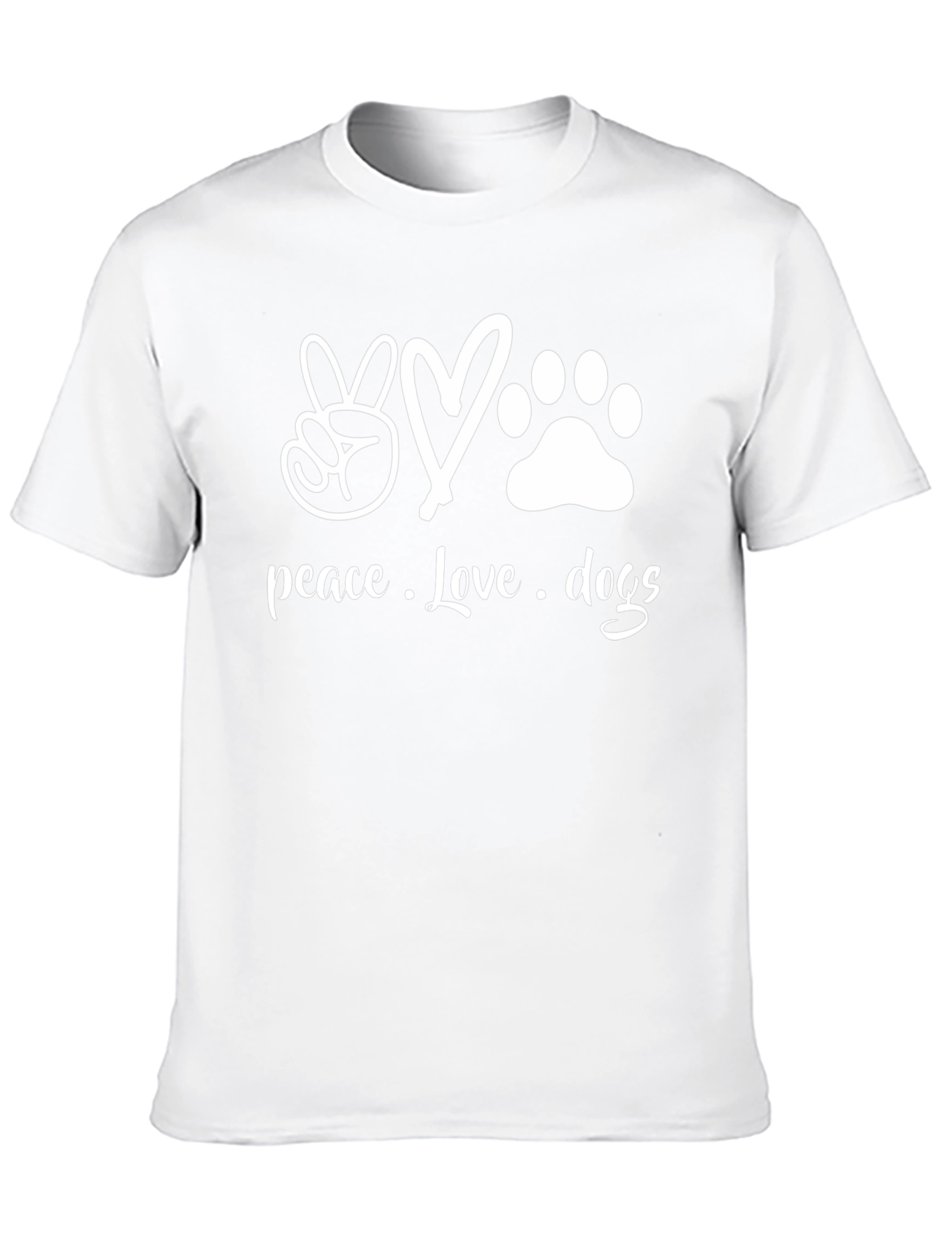 Peace Love Dogs Graphic Tee