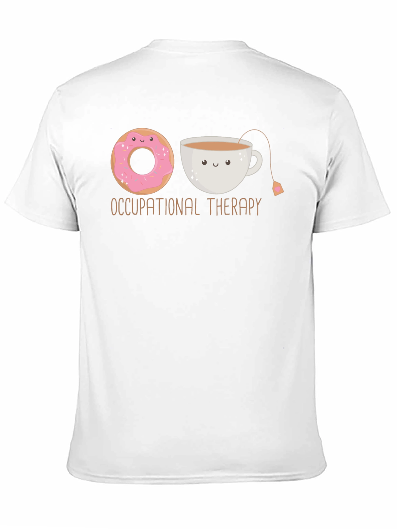 Occupational Therapy Donut & Tea Black T-Shirt