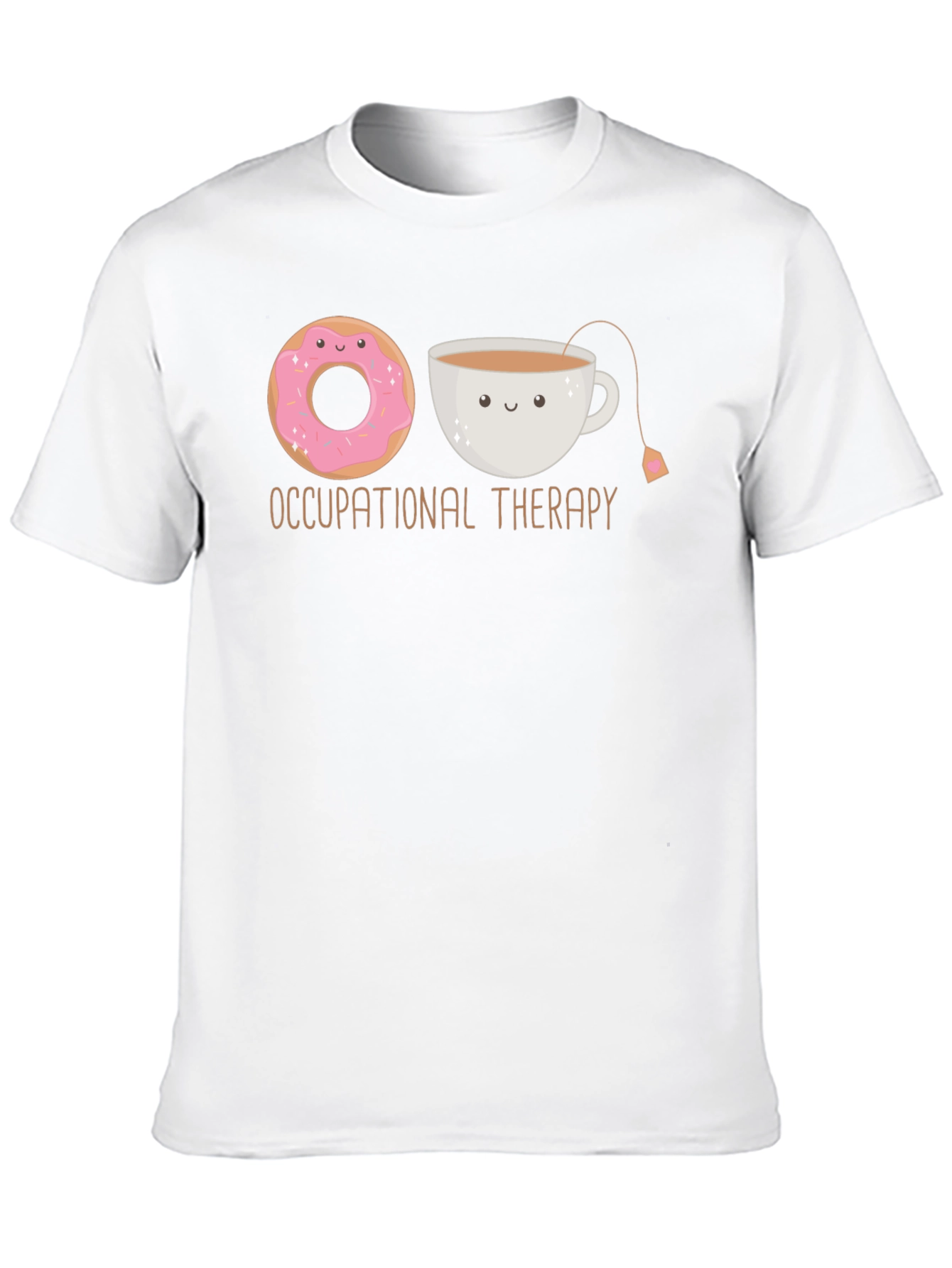 Occupational Therapy Donut & Tea Black T-Shirt
