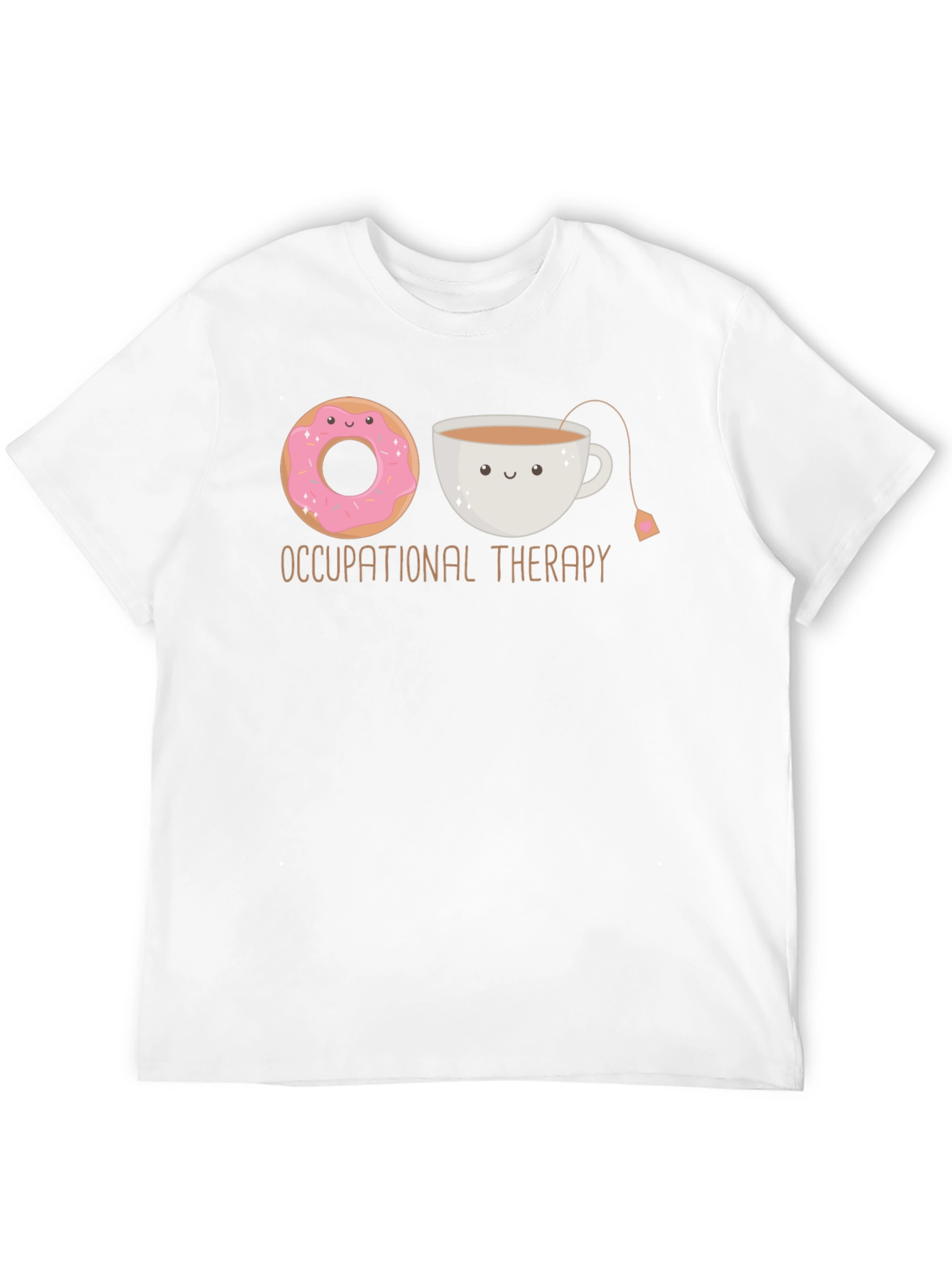 Occupational Therapy Donut & Tea Black T-Shirt