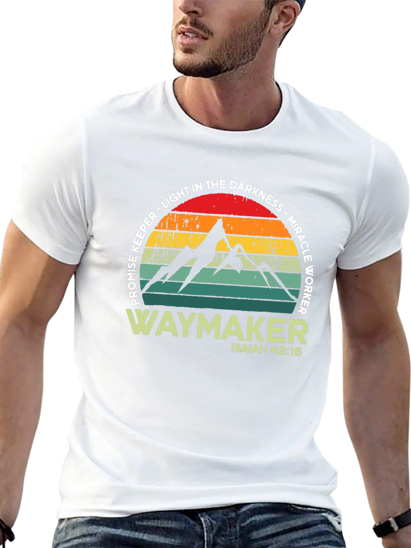 Waymaker Christian Graphic Tee - Promise Keeper Shirt