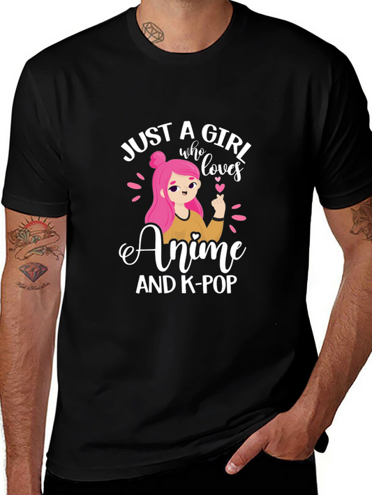 Anime & K-Pop Lover T-Shirt - Just a Girl