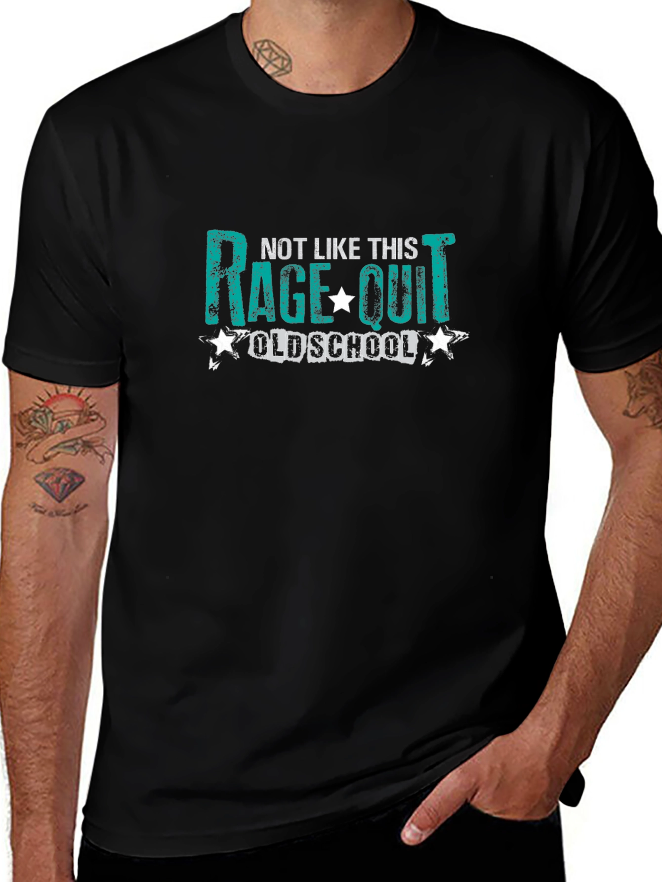 Rage Quit Old School Graphic T-Shirt