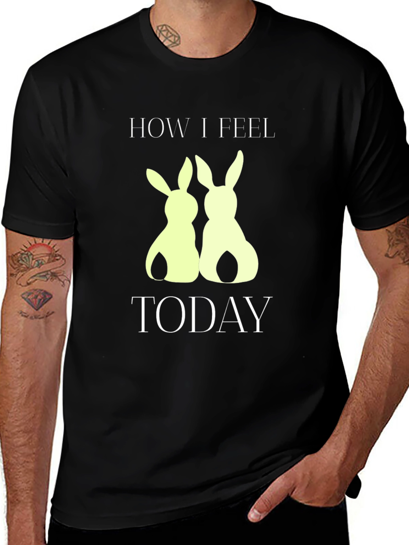 How I Feel Today Bunny Tee
